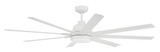 Rush 8 Blade Ceiling Fan with Light Kit 65 Inch Wide by Craftmade - RSH65-8