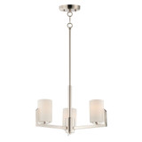 Dart 3 Light Medium Chandelier by Maxim - 21285SW