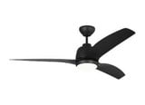Avila Coastal 3 Blade Ceiling Fan With Light Kit 52 Inch Wide by VC Fan - 3AVLCR54