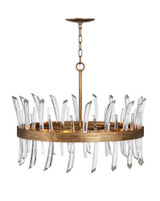 Revel 8 Light Large Chandelier by Fredrick Ramond - FR30904