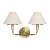 Mendota 2 Light Medium Wall Sconce 11 Inch and 18 Inch Wide by Generation - GLW1022