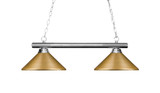 Sharp Shooter 2 Light Medium Island Pendant by Z-Lite - 155-2S