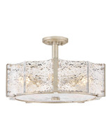 Florian 25W 5 LED Medium SemiFlush Mount 20.2 Inch Wide by Fredrick Ramond  - FR41603