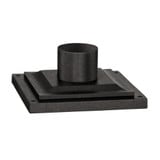 Accessory Square Pier Mount 4 Inches Tall and 8.5 Inches Wide by Troy - PMB4941-FRN