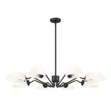 Breton 8 Light Chandelier 6 Inch Tall and 46 Inch Wide by Z Lite - 3048-8