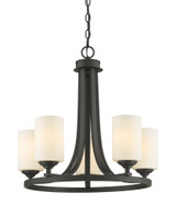 Bordeaux 5 Light Chandelier 21.5 Inches Wide by 21.5 Inches High by Z-Lite - 435-5B