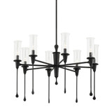 Chisel 8 Light Large Chandelier by Hudson Valley - 4131