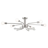 Ocala 6 Light 24.25 Inch Wide Flush Mount by Kichler - 52602
