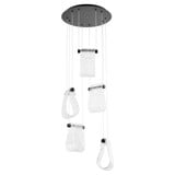Veer 28W 5 5CCT LED Pendant 9.75 Inch Tall and 20 Inch Wide by Oxygen - 3-6102