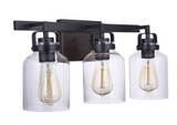Foxwood 3 Light Vanity Light by Craftmade - 53603