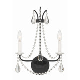 Karrington 2 Light Candle Style Wall Sconce by Crystorama - KAR-90902