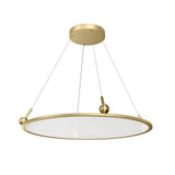 Jovian 1 LED Light Round Chandelier by Elan - 84314
