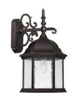 Main Street 1 Light Outdoor Wall Lantern 16 Inch Wide by Capital - 9833
