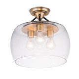 Goblet 3 Light 13.5 Inch Wide Flush Mount by Maxim - 26130