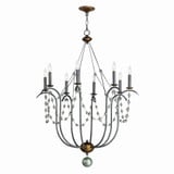 Formosa 8 Light Large Chandelier by Maxim - 20488