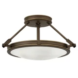 Collier 3 Light 6.6 Inch Wide Semi Flush Mount by Hinkley - 3381