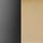 Textured Black/Aged Brass