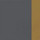 Dark Grey/Gold Leaf