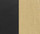 Black/Aged Brass
