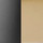 Textured Black/Aged Brass