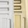 White/Modern Brass