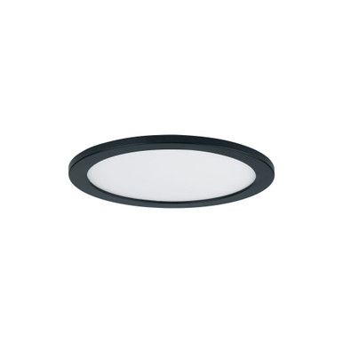 Wafer 15W 1 LED Round Flush Mount 0.5 Inch Tall and 7 Inch Wide by Maxim - 58713WTBK