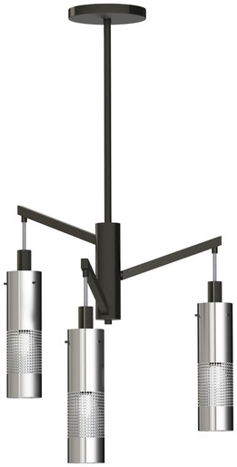Grid 3 3 Light Small Chandelier by George Kovacs - P1593-691