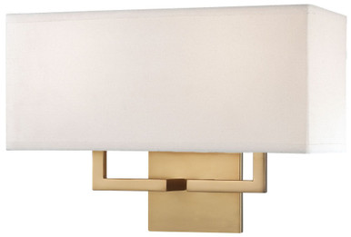 Two Light Wall Sconce 16 Inch Wide by George Kovacs - P472-248