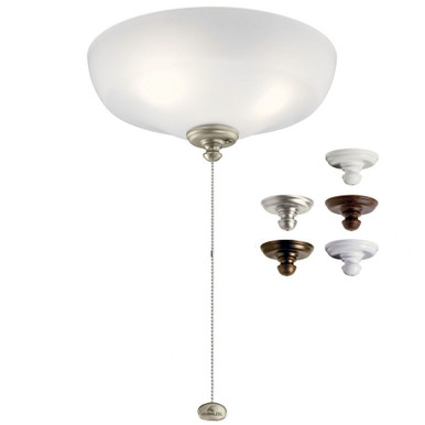 Accessory 9W 3 Led Large Bowl Ceiling Fan Light Kit by Kichler - 380011mul