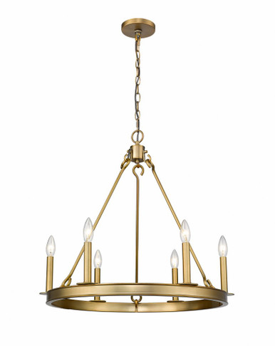 Barclay 6 Light Chandelier 25 Inches Wide by 24 Inches High by Z-Lite - 482R-6
