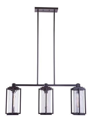 Pyrmont 3 Light Small Linear Island Pendant by Craftmade - 54173-OBG