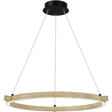 Soma 23W LED Large Pendant 27.25 Inch Length by Quoizel - PCSMA2827WA