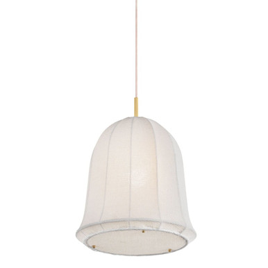 Risa 1 Light Pendant 17.75 Inch Tall and 14 Inch Wide by Mitzi - H982701-AGB