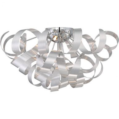 Ribbons 5 Light 22 Inch Wide Flush Mount by Quoizel - RBN1622MN