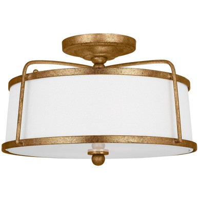 Stonington 2 Light 14 Inch Wide Semi Flush Mount by Visual Comfort Studio - CF1102