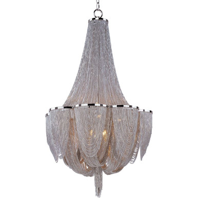 Chantilly 10 Light Medium Chandelier by Maxim - 21465NKPN