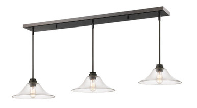 Annora 3 Light Island/Billiard 14 Inches Wide by 6.13 Inches High by Z-Lite - 428MP14AMNORA