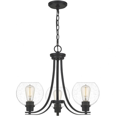 Pruitt 3 Light Medium Chandelier by Quoizel - PRUS5022