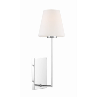 Lena 1 Light Candle Style Wall Sconce by Crystorama - LEN-250