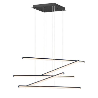Hover 90W 5 LED Oversized Pendant by ET2 - E21375-BK