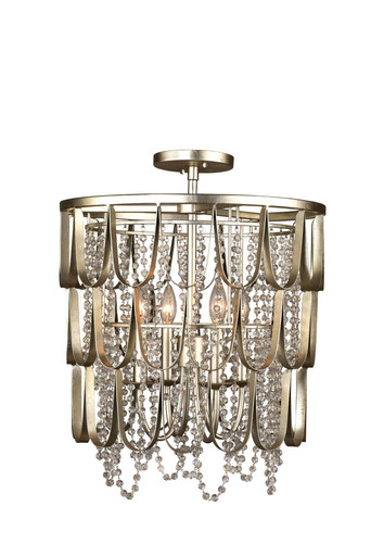 Dulce 4 Light Large Pendant by Kalco - 508840CSL
