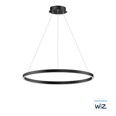 Groove 1 LED Light Oversized Pendant 31.5 Inch Wide by ET2 - E22726