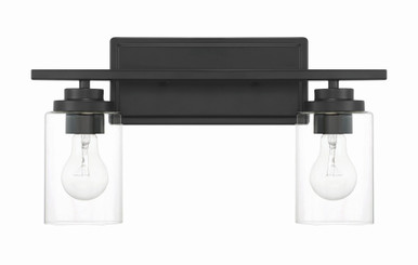 Clark 2 Light Bath Vanity 9.38 Inch Tall and 17.38 Inch Wide by Craftmade - 20417