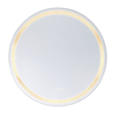 Cordova 41W LED Round Frontlit Mirror 32 X 32 Inch Wide by Savoy House - 2-1222-32