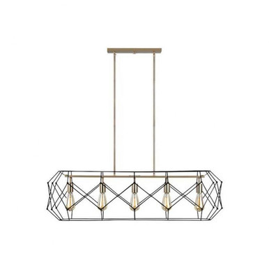 Zarra 5 Light Linear Pendant by Visual Comfort Studio - 6634105-848