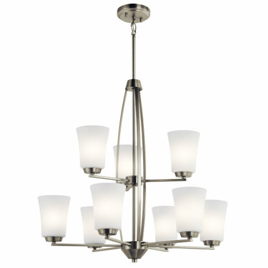 Tao 9 Light Large 2 Tier Chandelier by Kichler - 44052