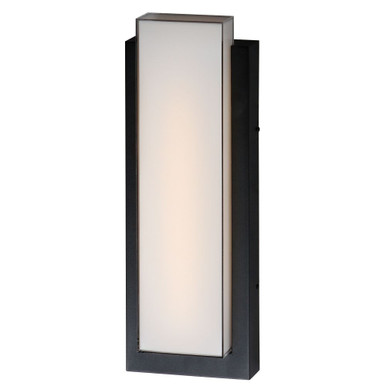Tower 22W 1 LED Outdoor Wall Mount by ET2 - E30186-01BK