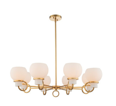 Ascher 8 Light Large Chandelier by Kalco - 513073WB