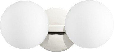 2 Light Vanity Light 14 Inch Wide by Quorum - 539-2