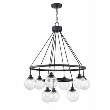 Que 9 Light Chandelier 38 Inch Tall and 31.25 Inch Wide by Craftmade - 53329